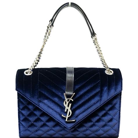 yves saint laurent velvet bag|yves saint laurent bag vintage.